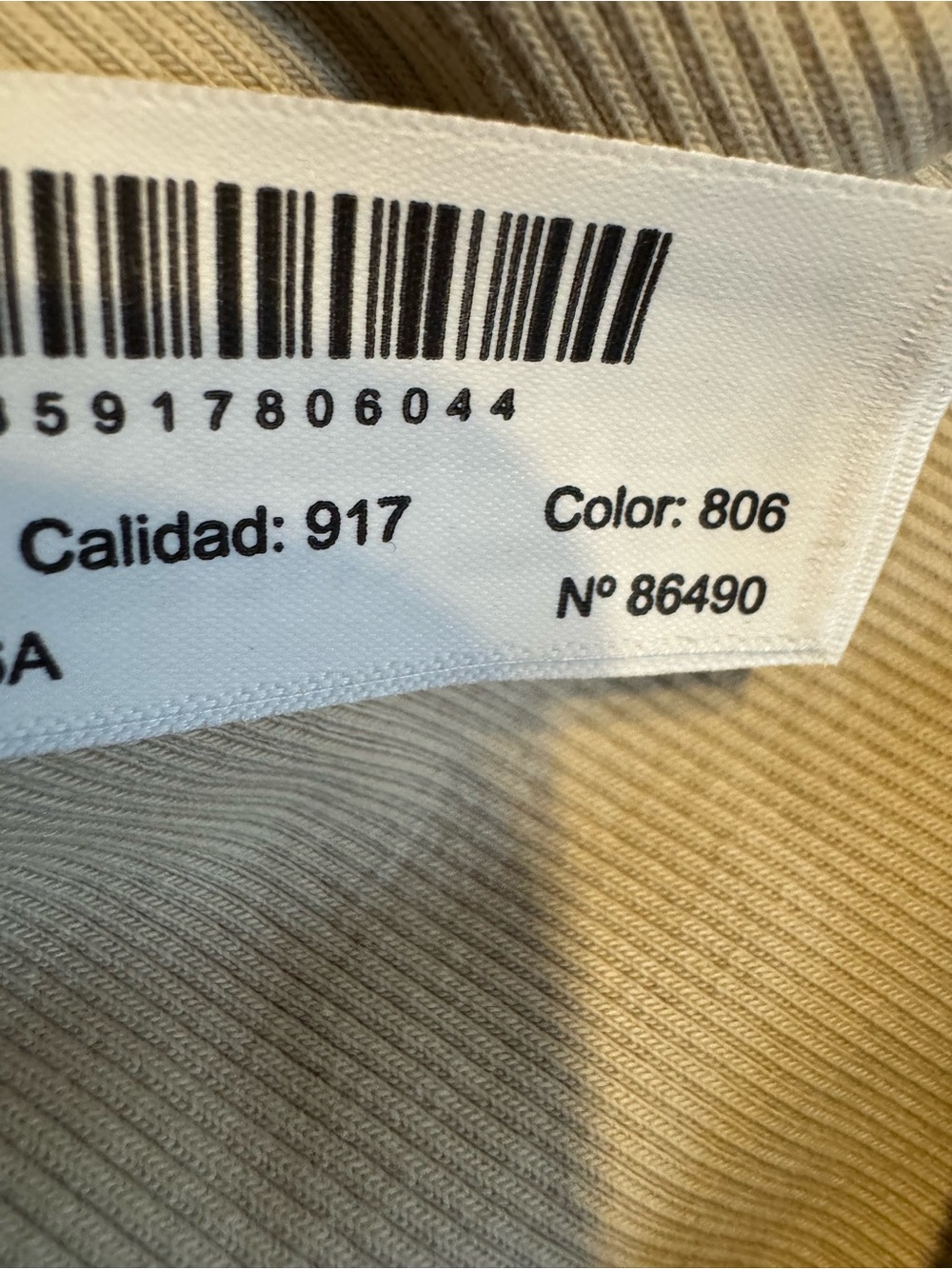 Massimo Dutti Beige Ribbed Crewneck Tank brand new size L - Picture 6 of 9